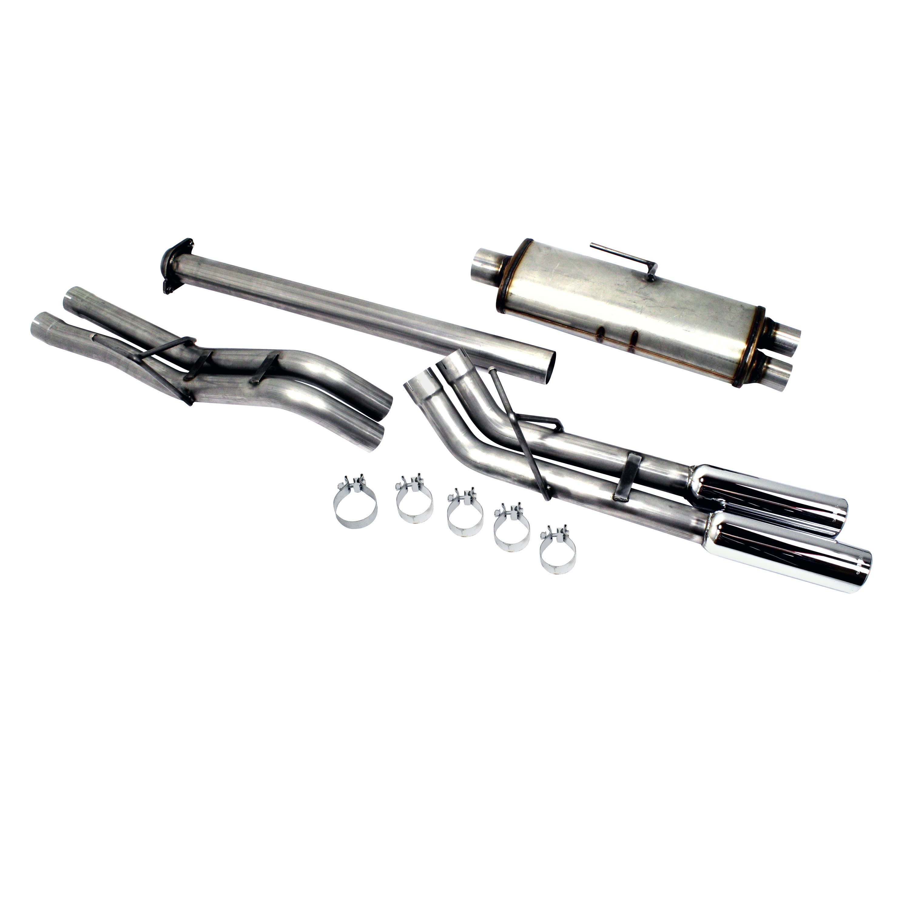 JBA Stainless Dual Axle Back Exhaust For Dodge Durango (2011-2024) - 3.6L/5.7L, 50 State Legal