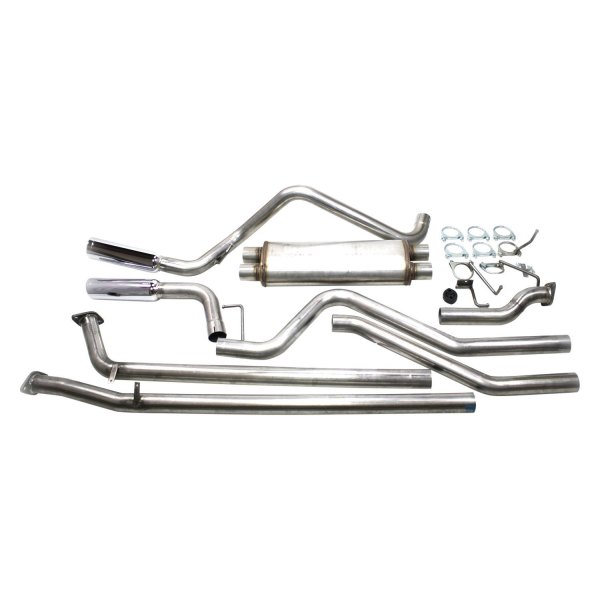 JBA® 409004 Stainless Steel CatBack Exhaust System with Split Rear Exit