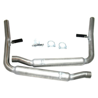 JBA® - Stainless Steel Mid Pipe-Back Exhaust System with Split Side Exit