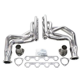 JBA® - Cat4ward Stainless Steel Silver Ceramic Coated Long Tube Exhaust Headers