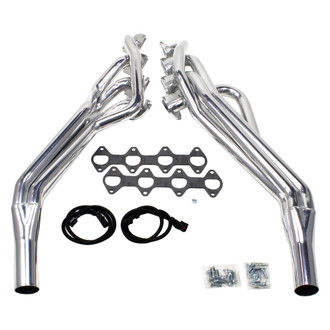 JBA® - Cat4ward Stainless Steel Silver Ceramic Coated Long Tube Exhaust Headers