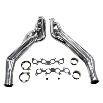 JBA® - Cat4ward Stainless Steel Silver Ceramic Coated Long Tube Exhaust Headers