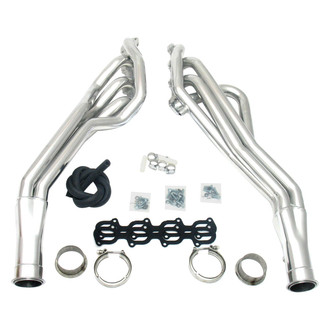 JBA® - Cat4ward Stainless Steel Silver Ceramic Coated Long Tube Exhaust Headers