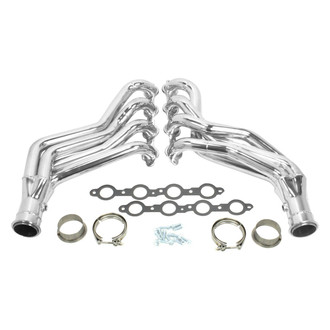 JBA® - Cat4ward Stainless Steel Silver Ceramic Coated Long Tube Exhaust Header