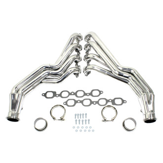 JBA® - Cat4ward Stainless Steel Silver Ceramic Coated Long Tube Exhaust Headers