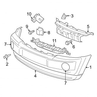 Jeep OE - Front Bumper - Bumper & Components (Laredo)