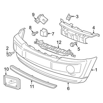 Jeep OE - Front Bumper - Bumper & Components (Overland)