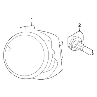 Jeep OE - Front Lamps - Fog Lamps