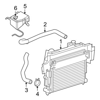 Jeep OE - Jeep Grand Cherokee 3.7L 2008 Cooling - Radiator & Components