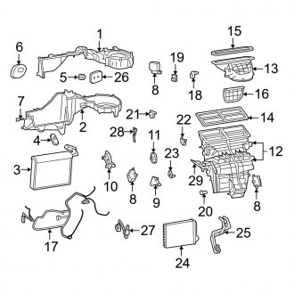 2005 Jeep Grand Cherokee OEM A/C & Heating Parts | Systems — CARiD.com