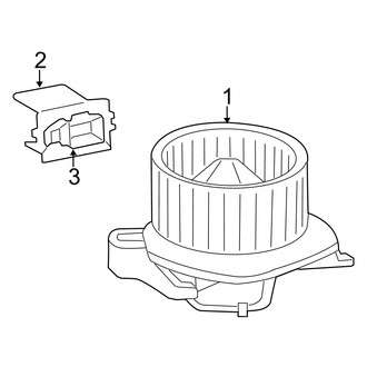 Jeep OE - Air Conditioner & Heater - Blower Motor & Fan (Laredo / Limited)