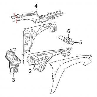 Jeep OE - Fender - Structural Components & Rails