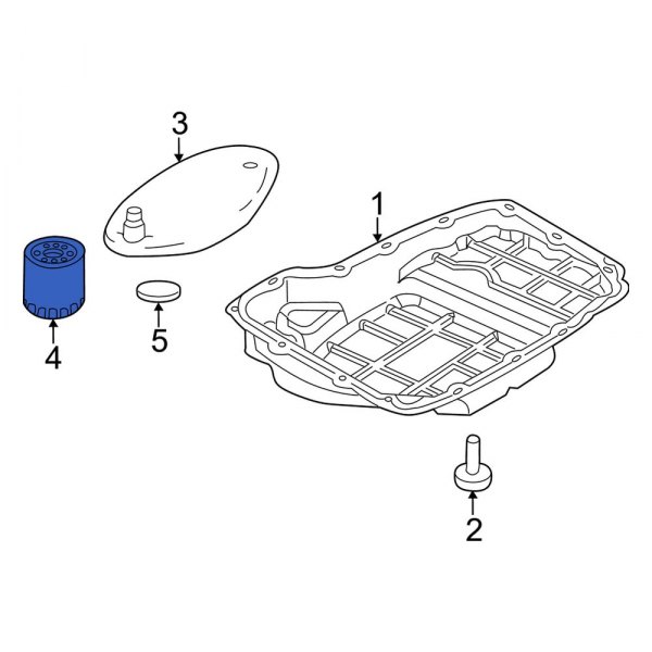 Jeep OE 5179267AD Transmission Oil Filter