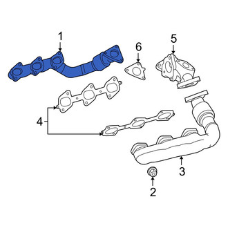 Jeep OE - Right Exhaust Manifold