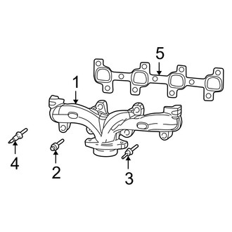 Jeep OE - Exhaust System - Exhaust Manifold (4.7L)