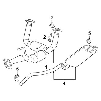 Jeep OE - Exhaust System - Exhaust Components (5.7L)