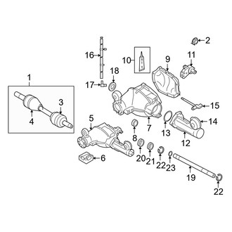 Jeep OE - Front Suspension - Front Axle & Carrier