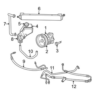 Jeep OE - Steering Gear & Linkage - Pump & Hoses (5.7L)
