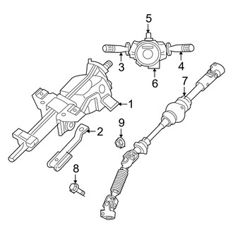 Jeep OE - Steering Column - Shaft & Internal Components