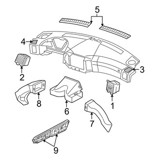 Jeep OE - Instrument Panel - Ducts