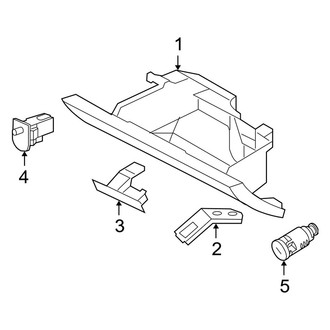 Jeep OE - Instrument Panel - Glove Box