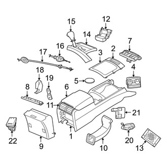 Jeep OE - Console - Center