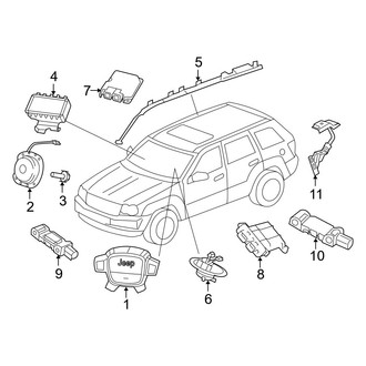 Jeep OE - Restraint Systems - Air Bag Components