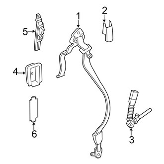 Jeep OE - Restraint Systems - Front Seat Belts