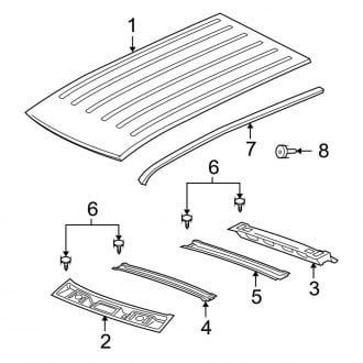 Jeep OE - Roof - Exterior Trim