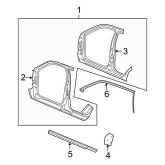 Jeep OE - Pillars, Rocker & Floor - Aperture Panel