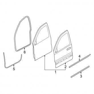 Jeep OE - Front Door - Door & Components