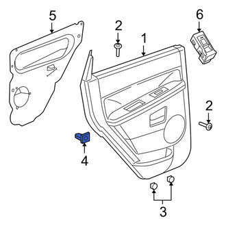 Jeep OE - Rear Door Interior Trim Panel Nut