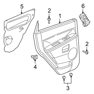 Jeep OE - Rear Door - Interior Trim