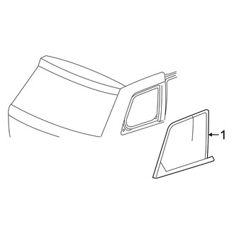 Jeep OE - Quarter Panel - Glass