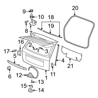 Jeep OE - Lift Gate - Gate & Hardware