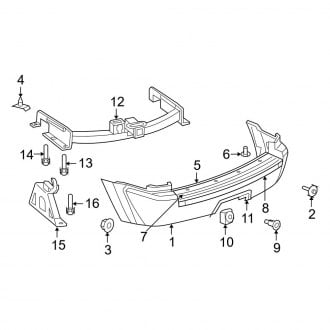 Jeep OE - Rear Bumper - Bumper & Components