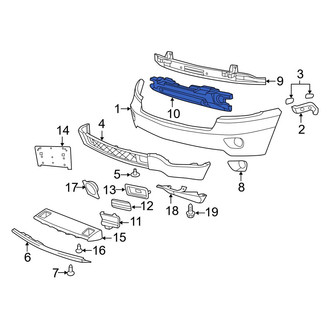 Jeep OE - Front Bumper Impact Absorber