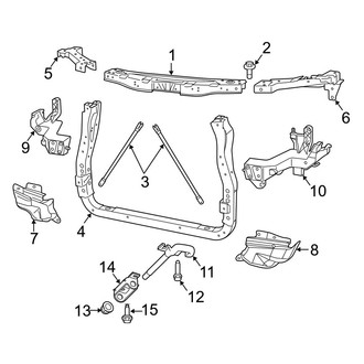 Jeep OE - Radiator Support