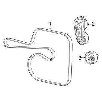 Jeep OE - Cooling - Belts & Pulleys (Laredo / Limited / Overland / Overland Summit 5.7L)