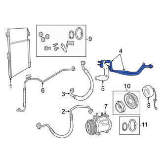 Jeep OE - A/C Refrigerant Suction Hose
