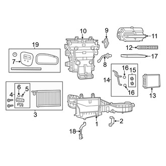 2011 Jeep Grand Cherokee OEM A/C & Heating Parts - Systems CARiD