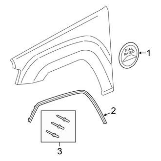 Jeep OE - Fender - Exterior Trim