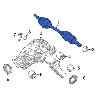 Jeep OE - Rear Left CV Axle Assembly