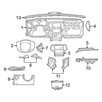 Jeep OE - Instrument Panel Components