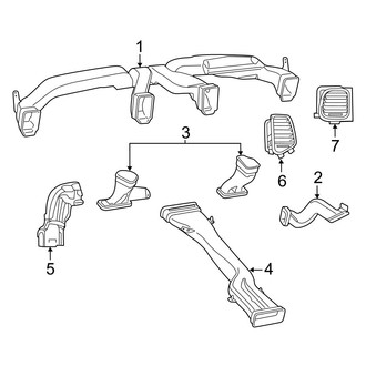 Jeep OE - Instrument Panel - Ducts