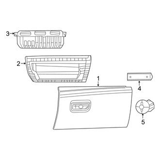 Jeep OE - Instrument Panel - Glove Box