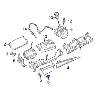Jeep OE - Left Console Panel Cap