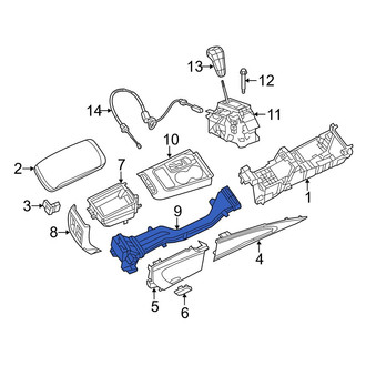 Jeep OE - Right Lower Inner Instrument Panel Air Duct