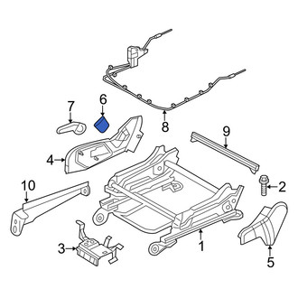 Jeep OE - Front Left Seat Trim Panel Cap