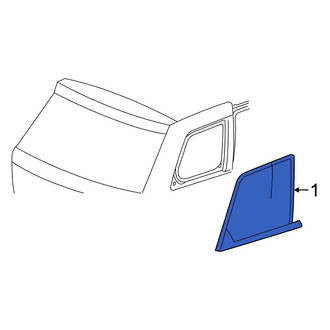 Jeep OE - Rear Left Quarter Glass